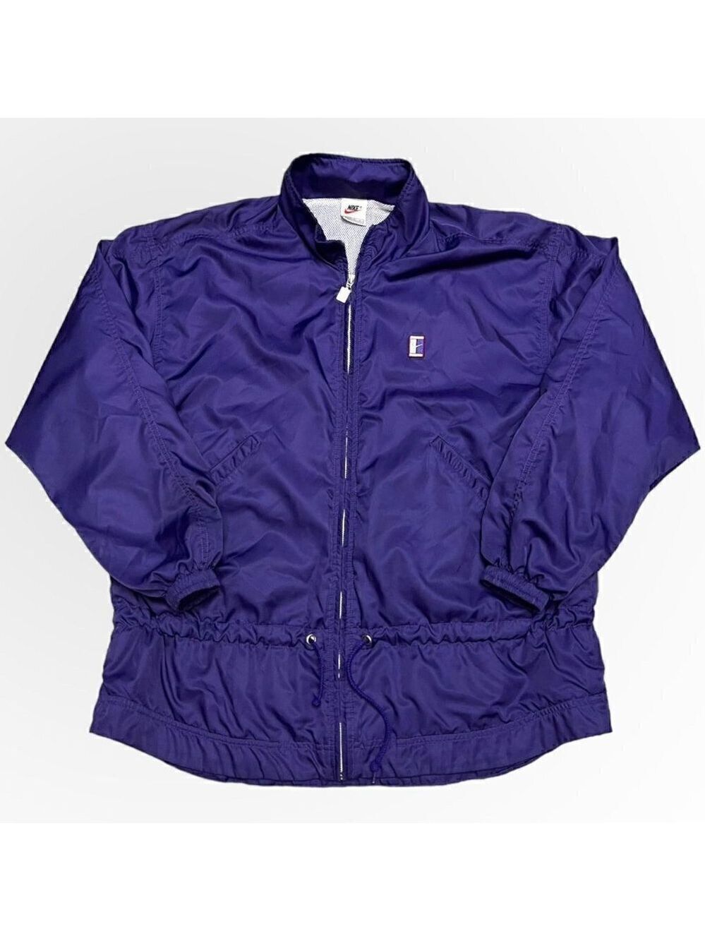 Nike VINTAGE 90s Retro Light Spring Windbreaker Designer Jacket - Women Medium